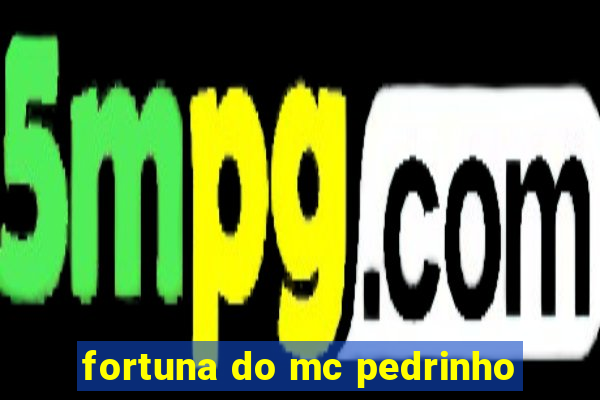 fortuna do mc pedrinho